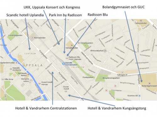 Karta Uppsala