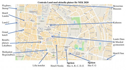 Karta med Kongressplatser-2020